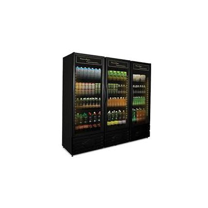 Expositor Refrigerado Vertical 1300 litros - Preto Conservex