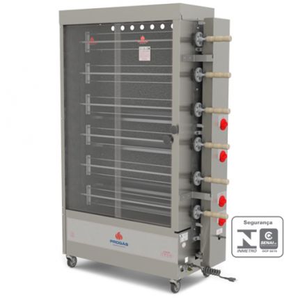 Forno Assador a Gás Rotativo Tubular PR-634 Style Progás